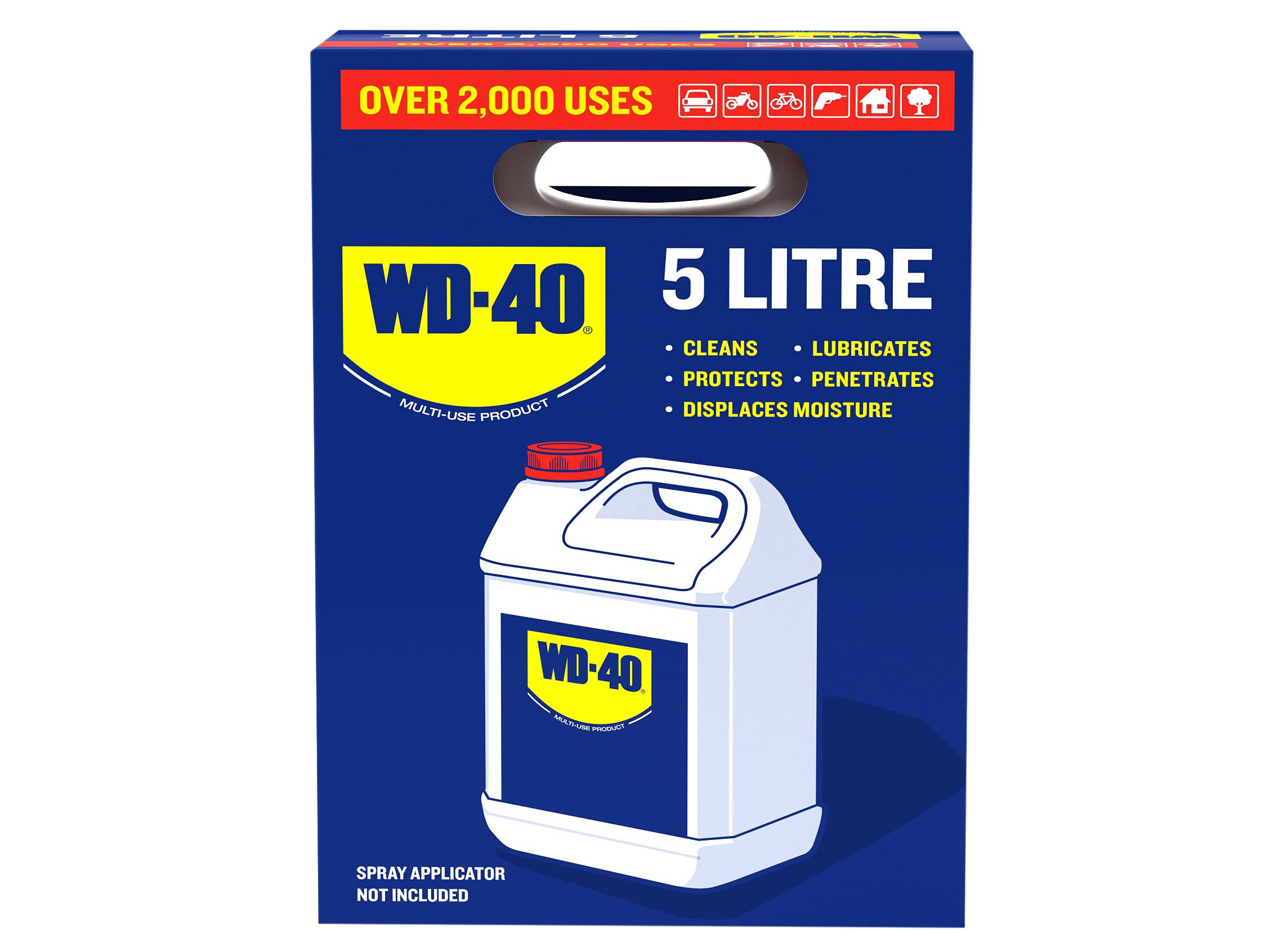WD-40 Multi Use Bulk Lubricant 5L Refill Format, Multipurpose WD40 Liq LiveMoor WD-40 Multi Use Bulk Lubricant 5L Refill Format, Multipurpose WD40 Liq LiveMoor