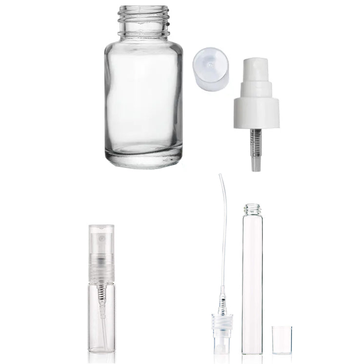 LiveMoor Glass Atomiser Perfume Bottles - Various Sizes