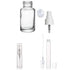 LiveMoor Glass Atomiser Perfume Bottles - Various Sizes