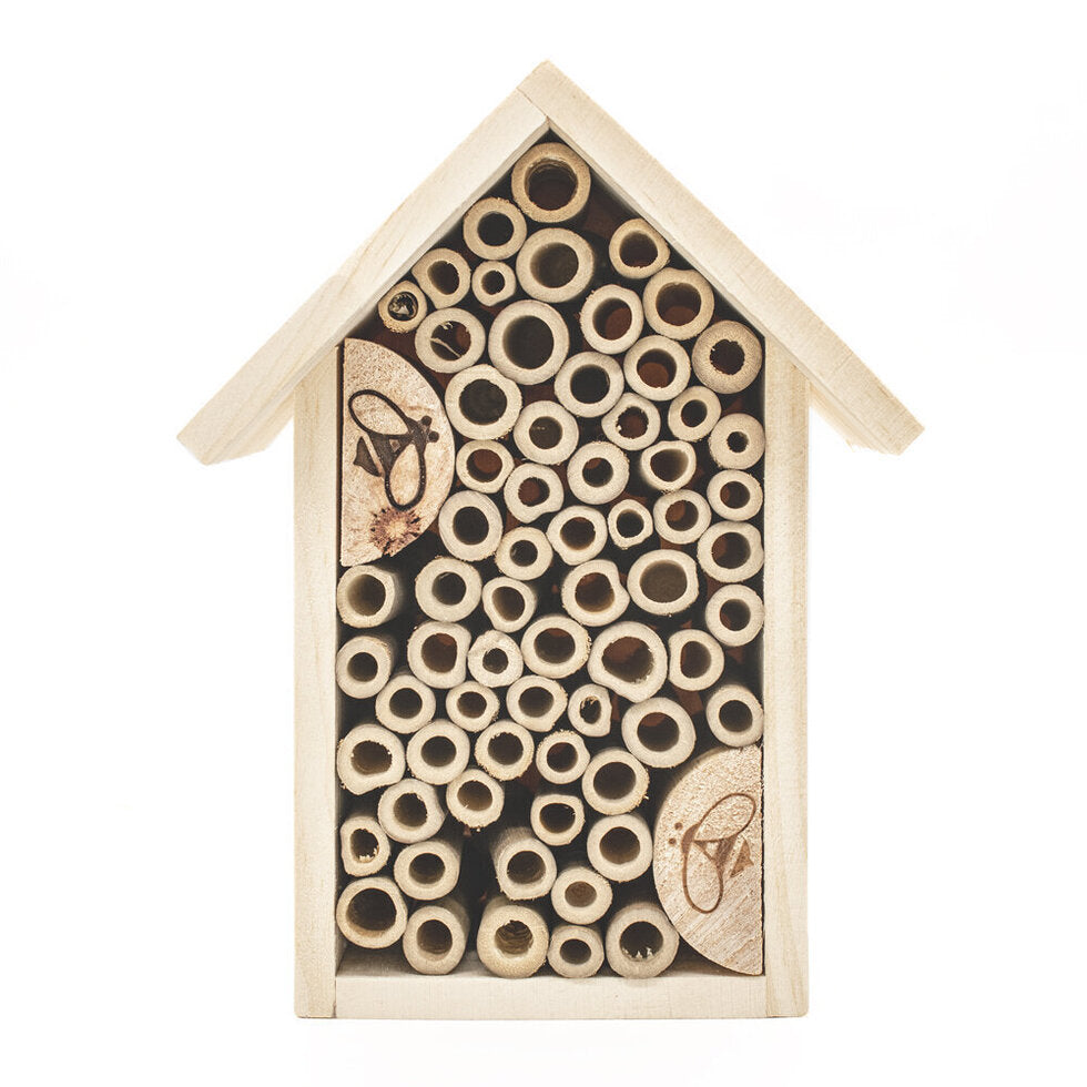 Wooden Wild Natural Bee/Insect Hotel / 'Bee & Bee'