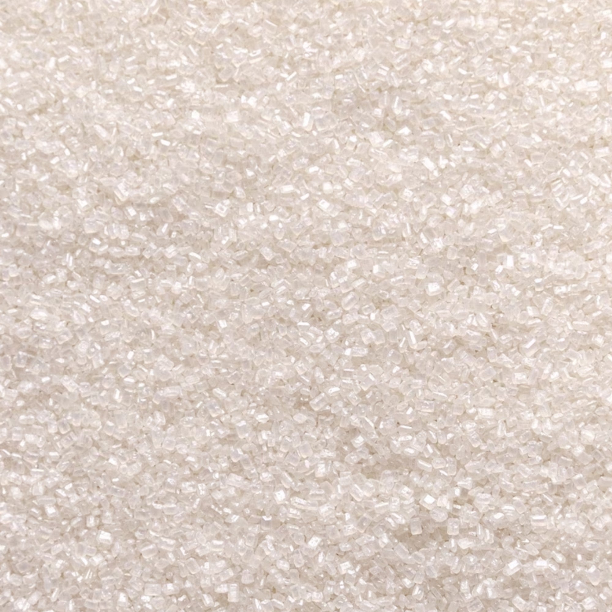 White Sugar Sparkling Crystals Cake / Cupcake Sprinkles Toppers Decorations