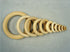 Wood Rings for Macramé and Crafts  15 - 50mm - Packs of 20