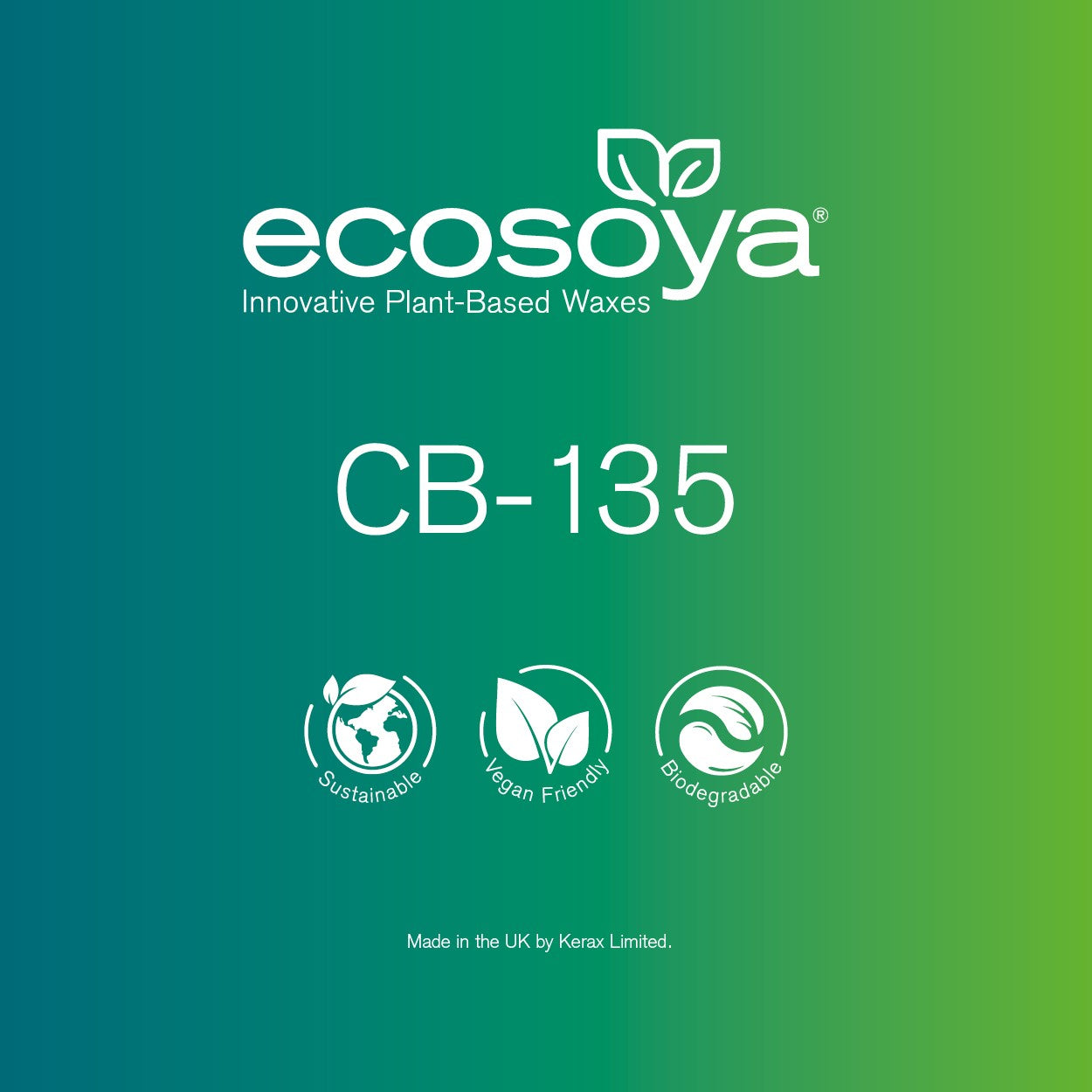 EcoSoya CB-135 - Soy Wax Pellets / Flakes - Various Sizes