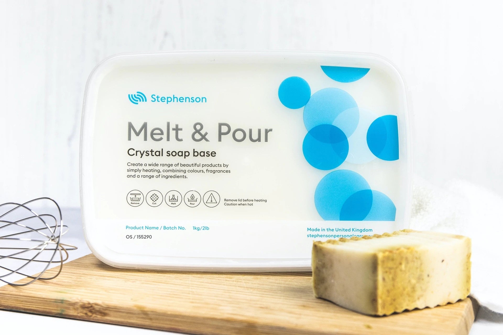 Stephenson's Oatmeal Shea Melt & Pour Soap Base - 11.5kg