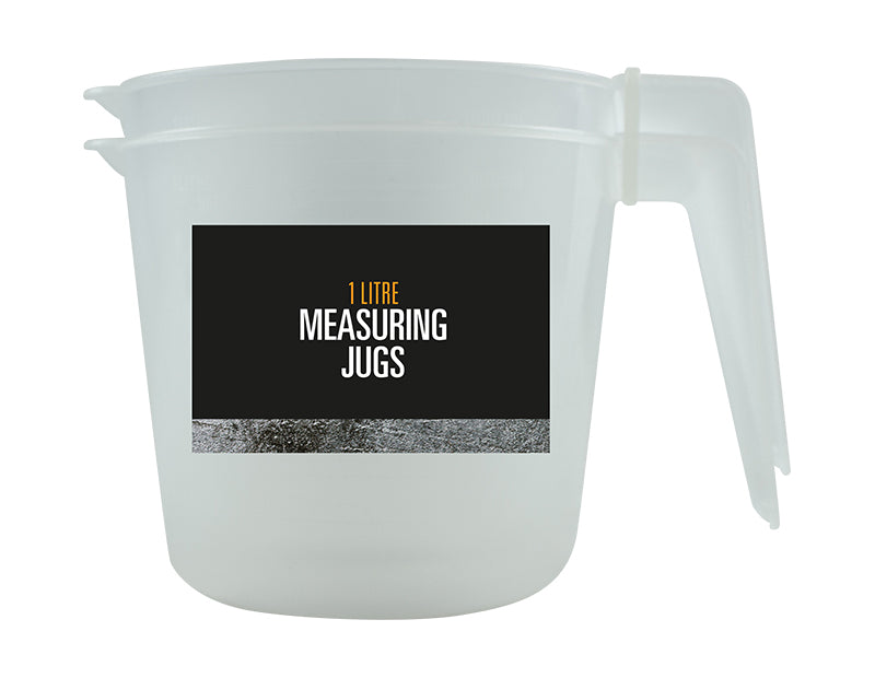 Plastic Measuring Jugs - 1L - Various Pack Sizes