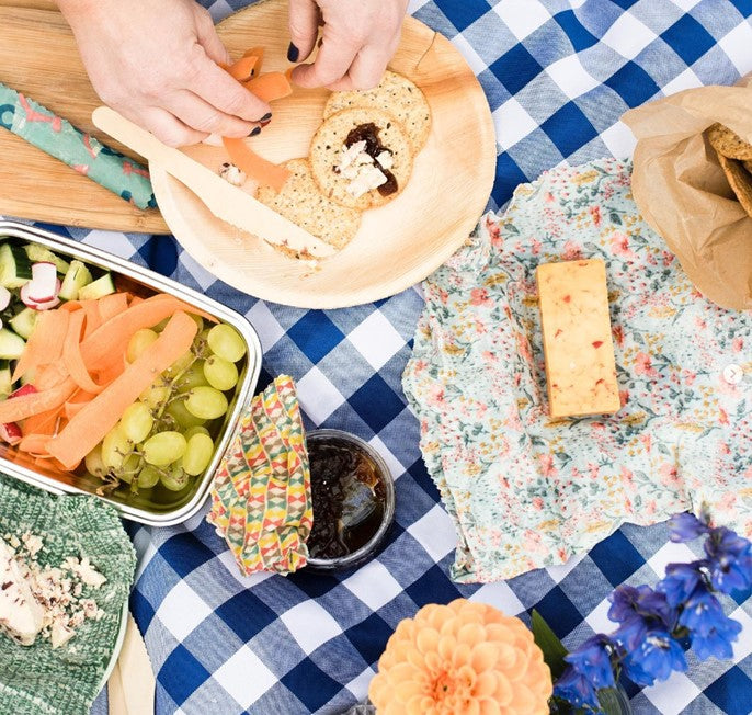 Holen Sie sich Picknick-Know-how mit Bienenwachstüchern