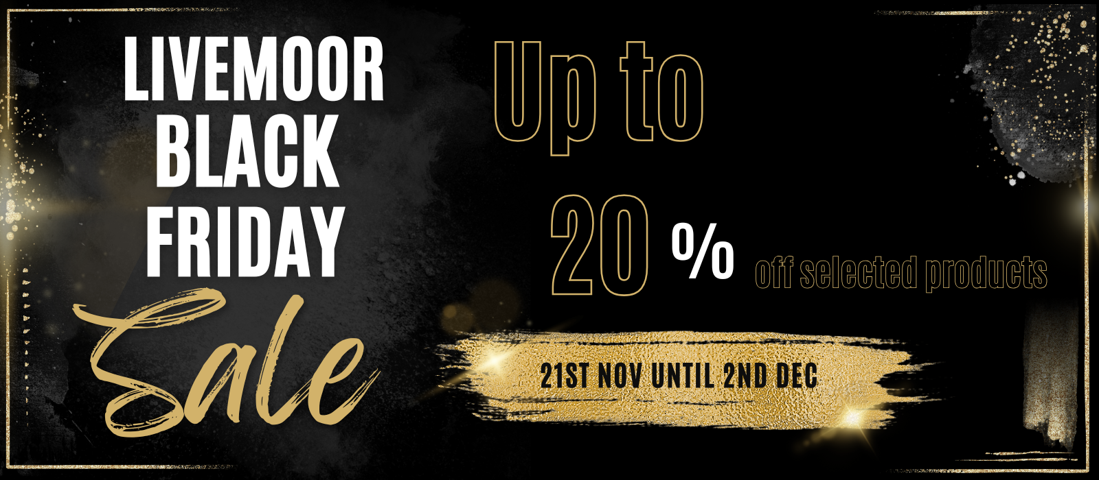 Black Friday Sale 20% Off!