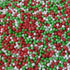 Red, White & Green Matt 100s & 1000s Christmas Cupcake/Cake Decoration Sprinkles