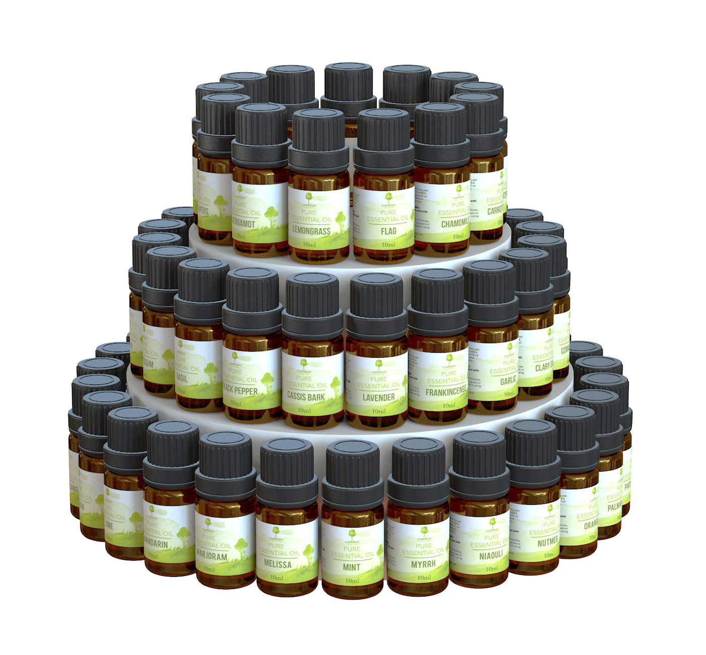 LiveMoor 'Premium' Essential Oils - Various - 10ml Bottles