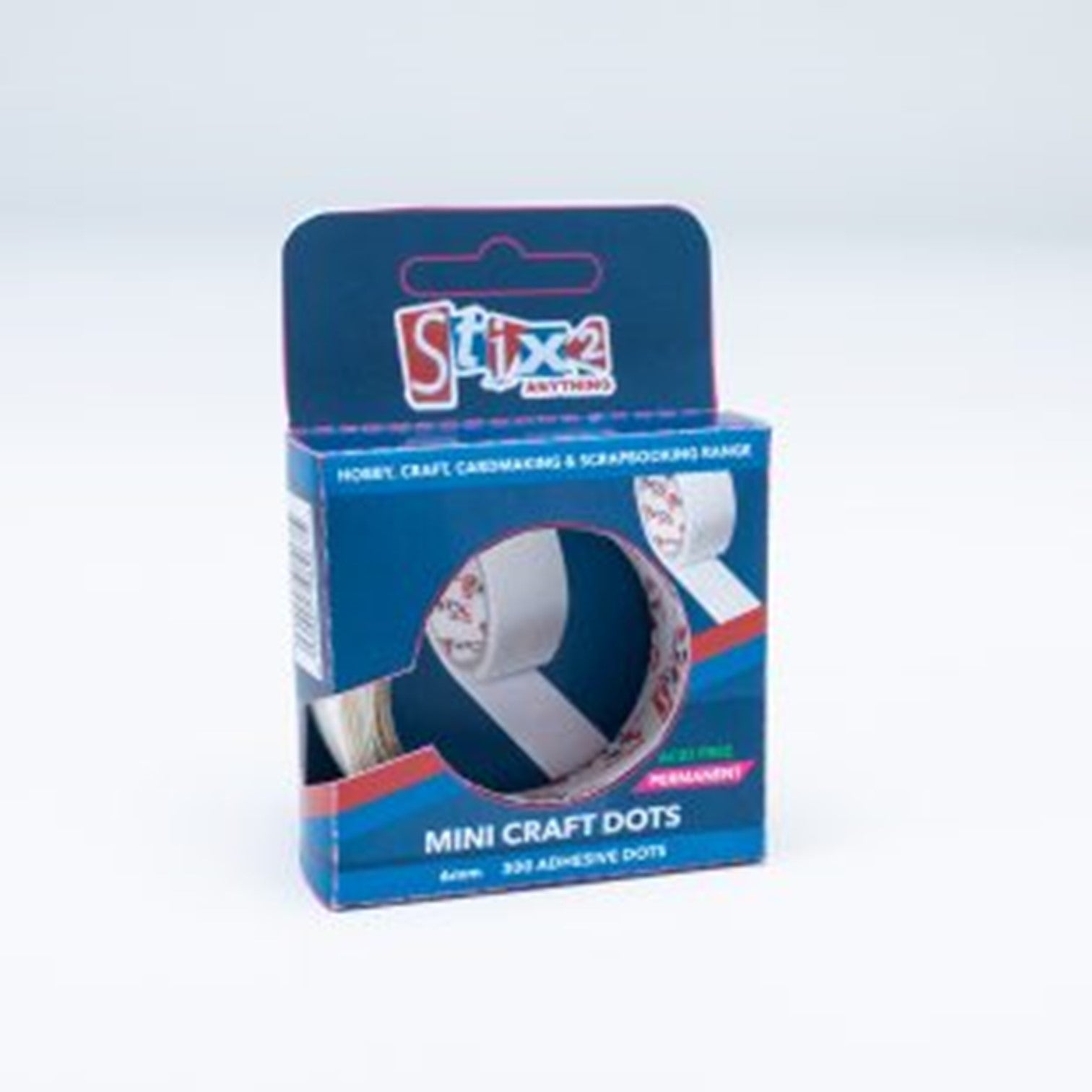 Stix2 Hobby & Craft Glue Tabs, 10mm, pk of 200