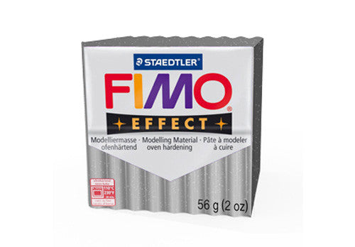 Fimo Effect Glitter - Silver - 57g