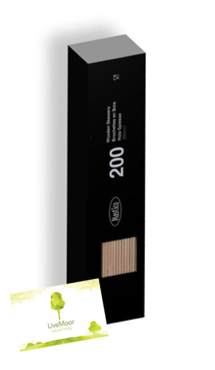 Wooden Skewers - 30cm Long - Pack of 200
