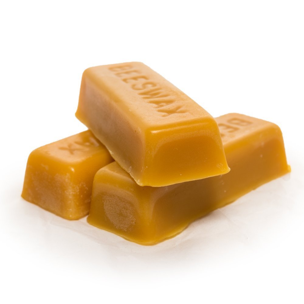 LiveMoor - 3 Pure Beeswax blocks - Naturally Fragrant Beeswax