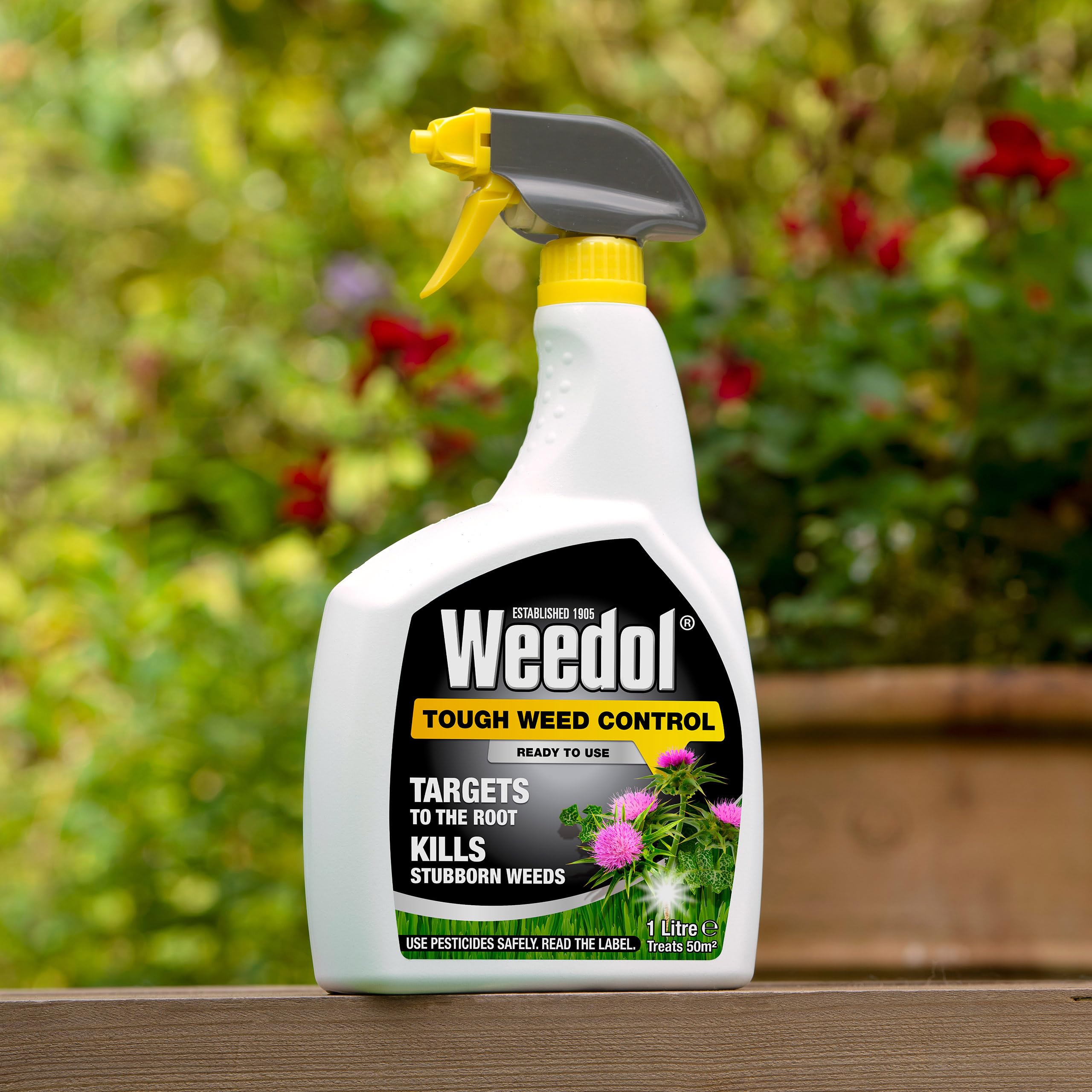 Weedol Tough Weedkiller, ready to use weed control, 1L