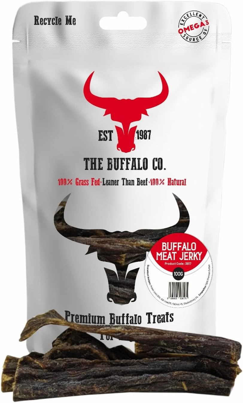 The Buffalo Co. Buffalo Meat Jerky Dog Treats from