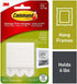 Command Medium Picture Hanging Strips .5"X2.75" 3 Sets/Pkg-White