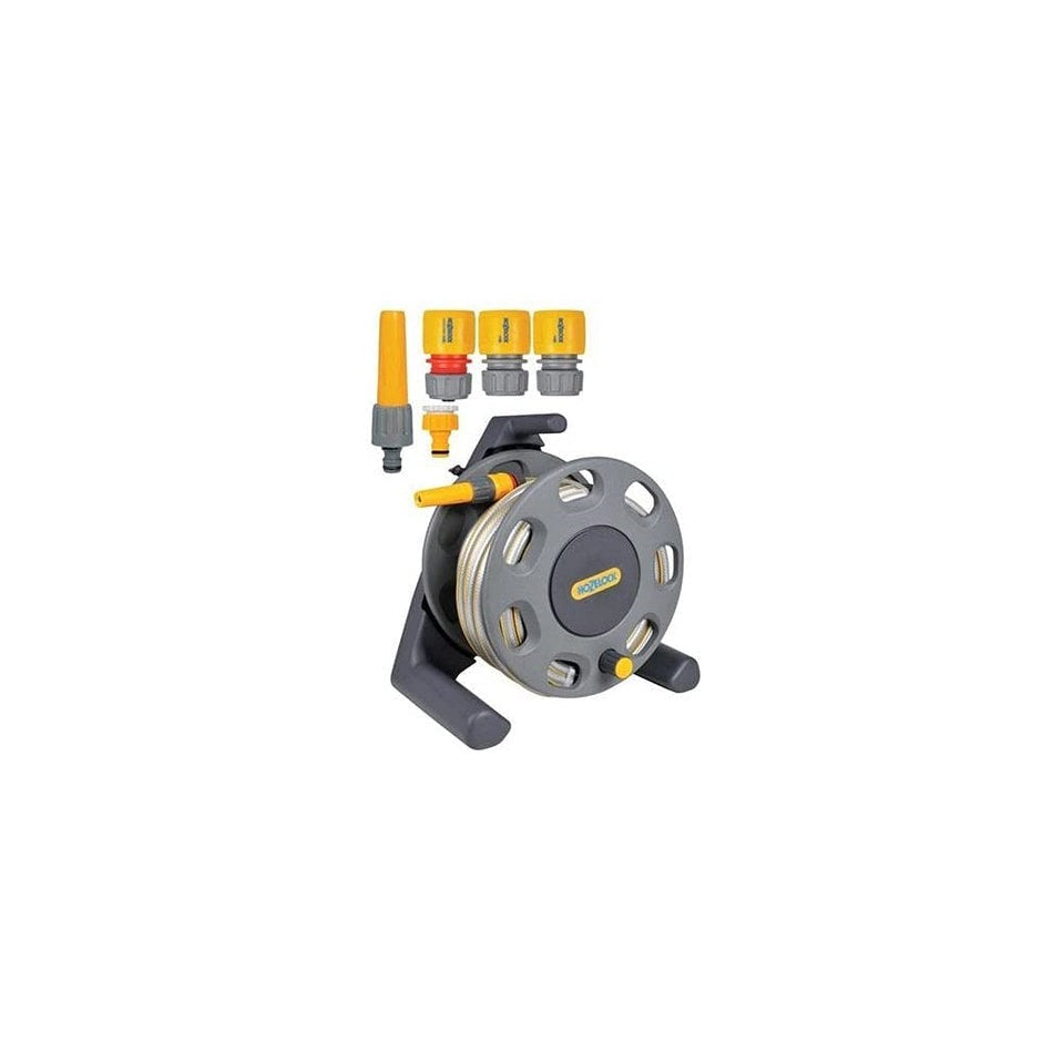 Hozelock - Compact hose reel with 25m hose & fittings 2412