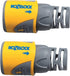 HOZELOCK - Hose Connector Plus ø 12.5mm - 15mm (1/2"- 5/8") Soft Touch x2 : Watertight, Non-slip, Flexible, Long Connector Prevents Twisting, Swelling and Leaks [2050P0025]