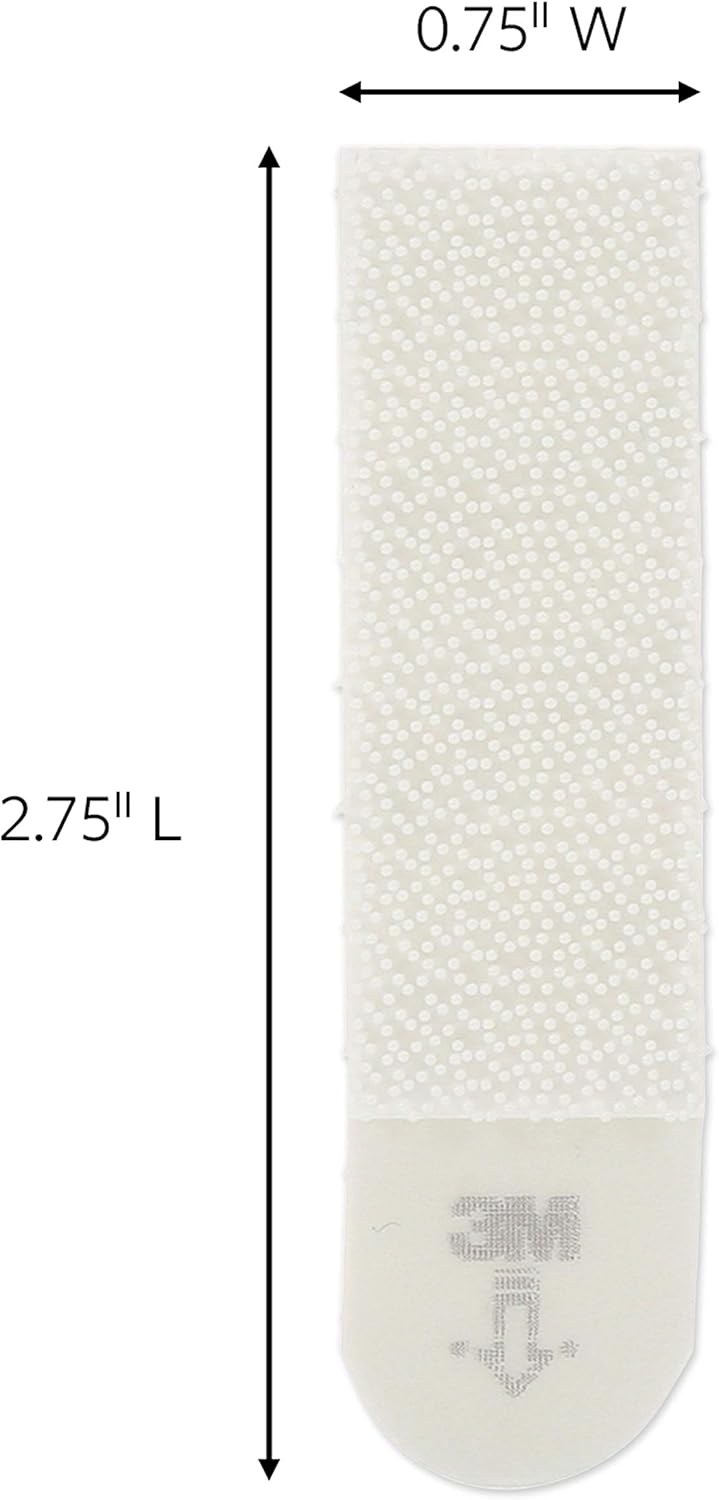 Command Medium Picture Hanging Strips .5"X2.75" 3 Sets/Pkg-White