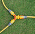 HOZELOCK - Multi-Tap Connector 2-Way : Create 2 Circuits on a Single Tap, Independent Flow Valve per Outlet, can be used as a Y Connector [2256 0000]