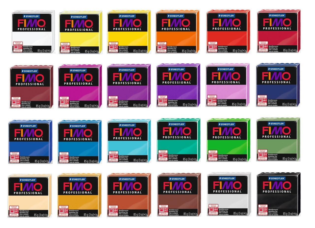 Fimo Professional Modelling Material - Standard 85g Blocks - Various ...