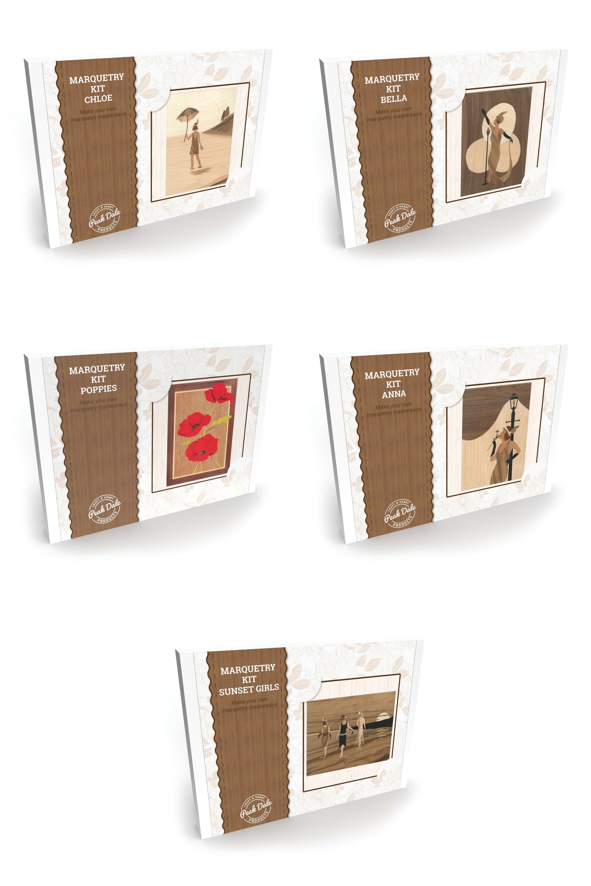 Marquetry Kits - Various Styles