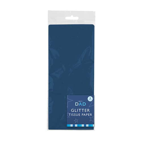 Glitter Tissue Paper - 6 Sheets