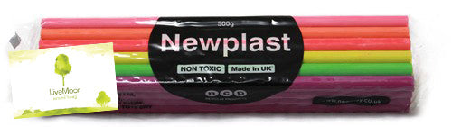 10kg of Newplast Plasticine Alternative - Assorted Colours (20 x Bars)