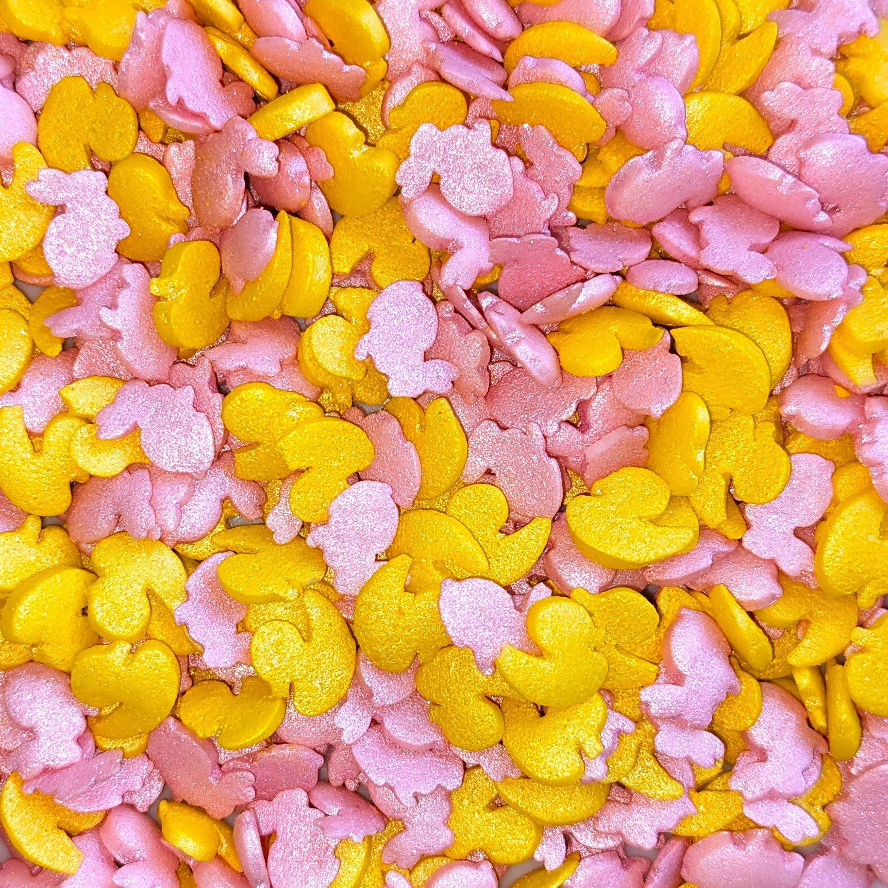 Conejitos y polluelos Glimmer Sprinkles / Decoraciones para pasteles