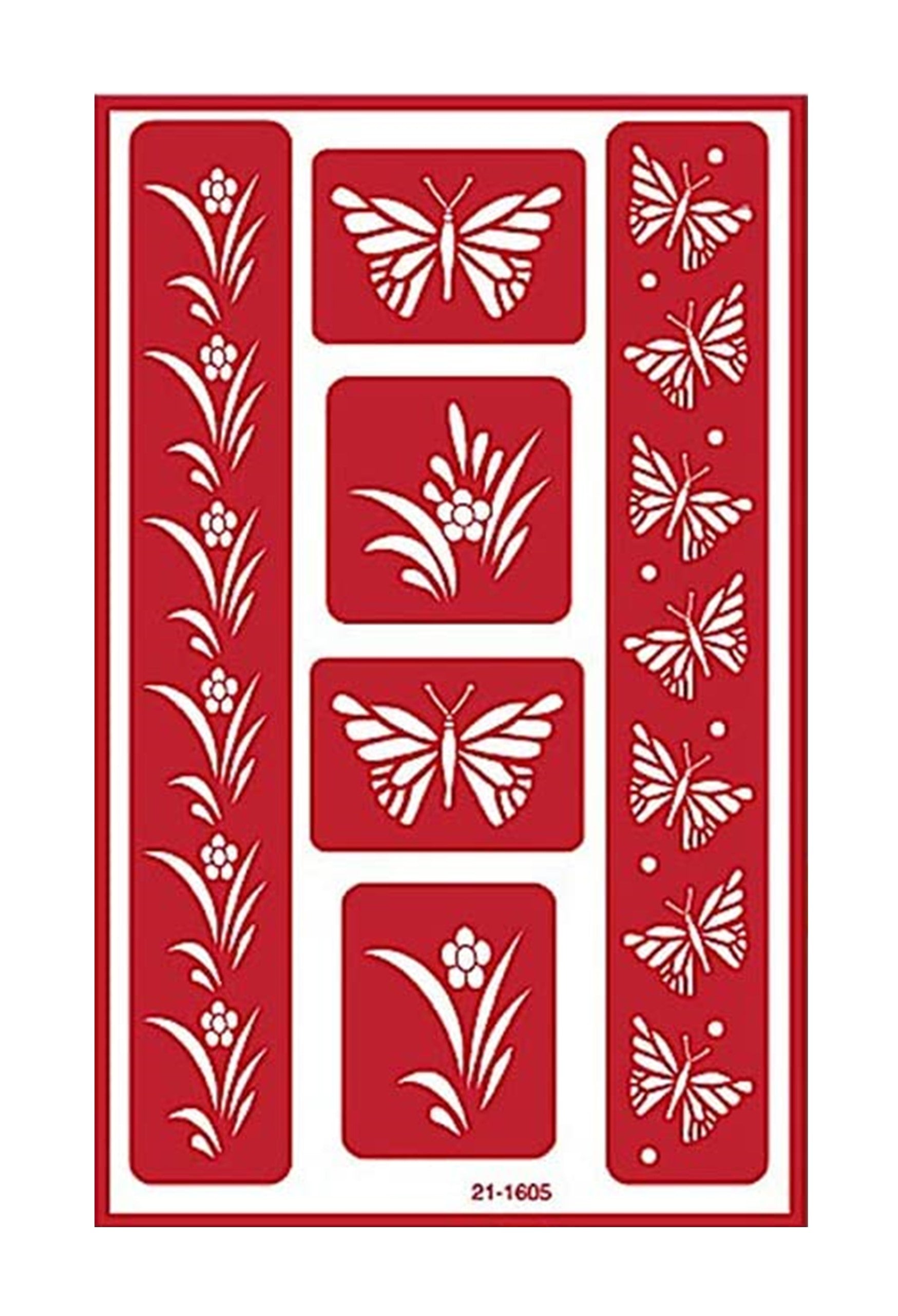 Armour Etch - Over 'N' Over Re-usable Etching Stencils - Various Types