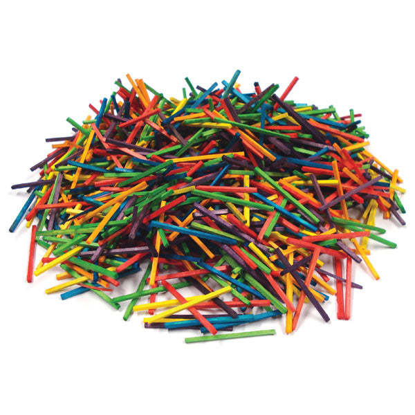 Multi-Coloured Wooden Matchsticks - Various Quantities