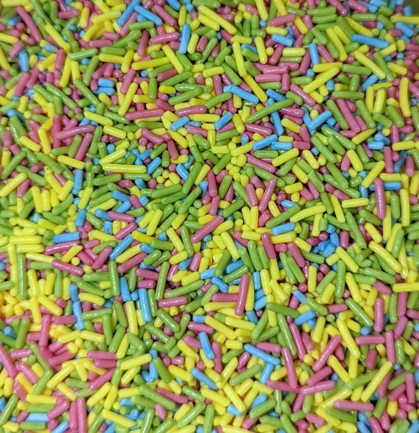 Easter Mix Matt Sugar Strands Cupcake / Cake Decoration Sprinkles