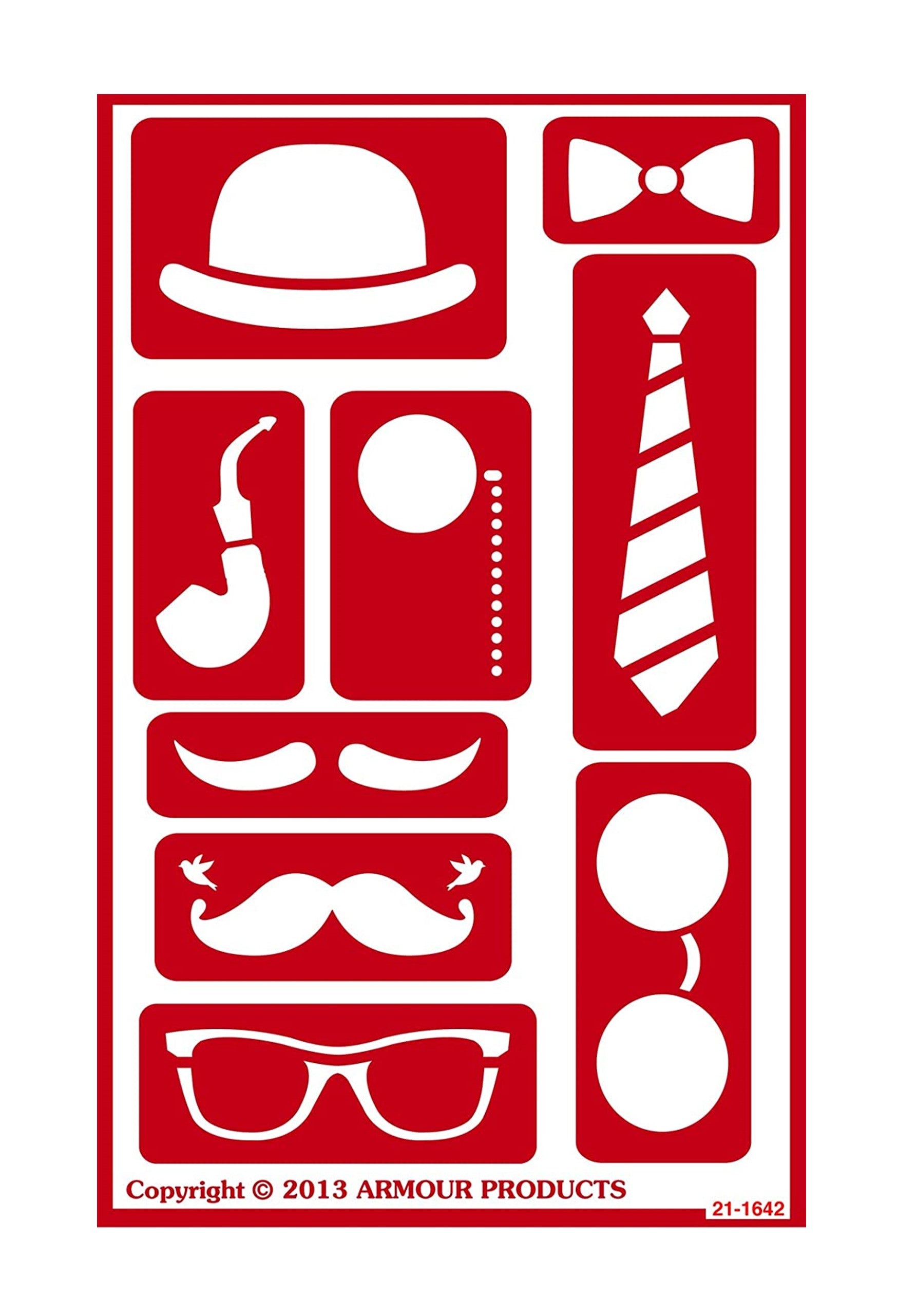 Armour Etch - Over 'N' Over Re-usable Etching Stencils - Various Types