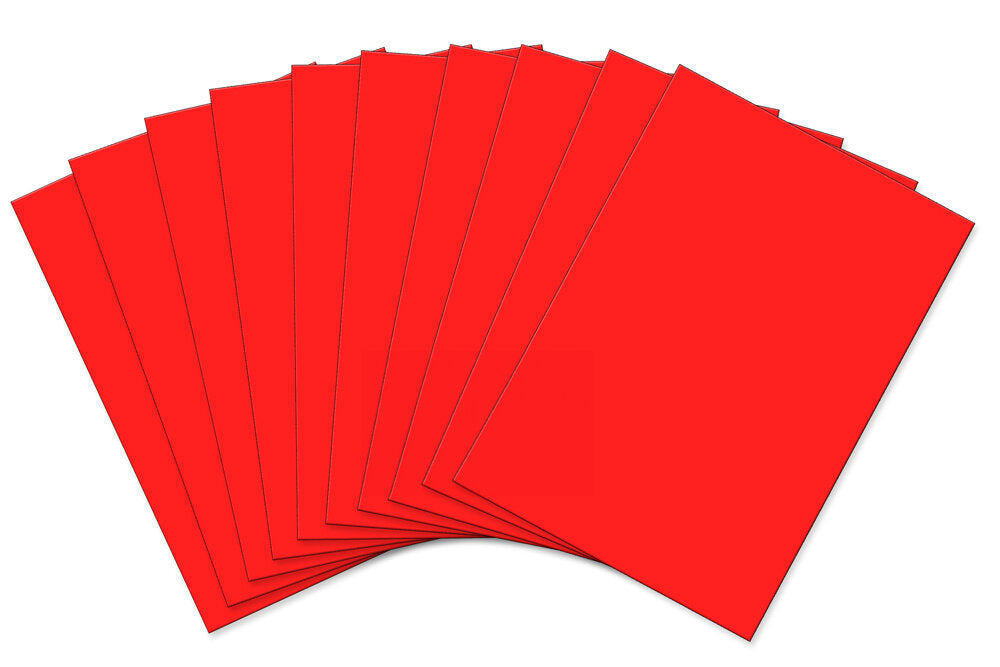 A4 Funky Foam Sheets - Packs of 10 - Various Colours Available