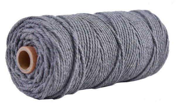 Macramé - Cotton Yarn / Cord - 3mm Thick - 5 Metre Lengths