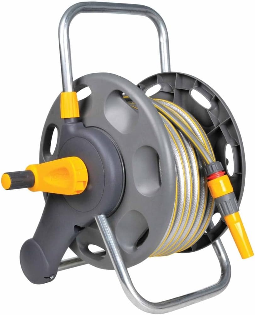 Hozelock 2in1 Hose Store+50m Hose 2477