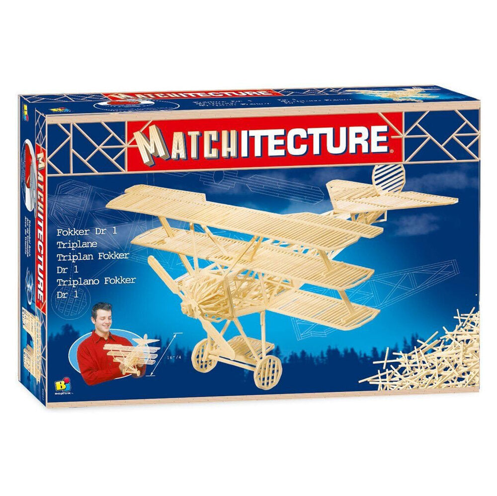 Matchstick Kit - Fokker DR1 Triplane Plane