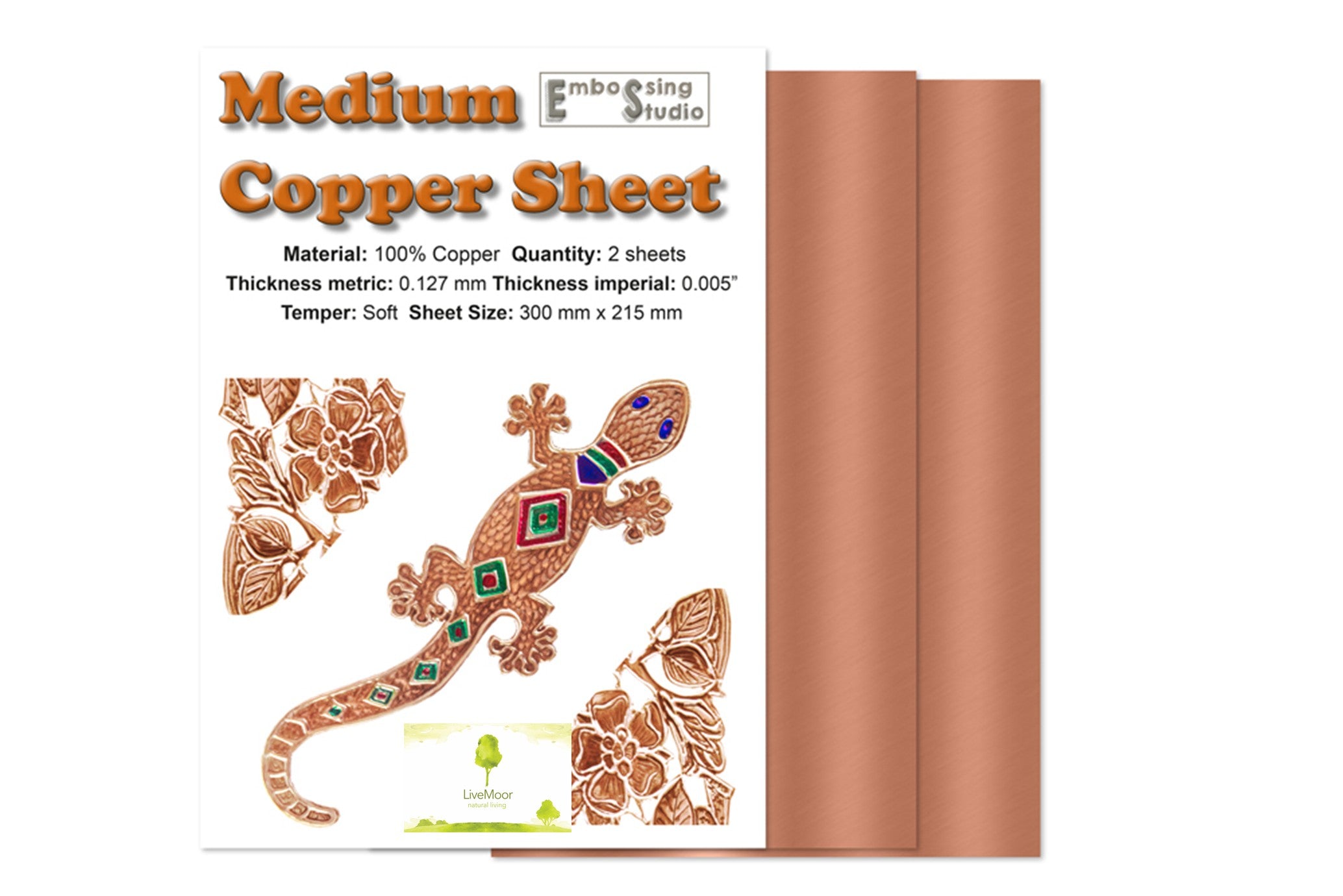 Copper Sheets / Roll - Various to choose from