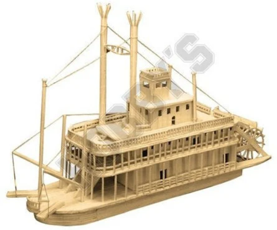 Mississippi Riverboat Matchstick Kit