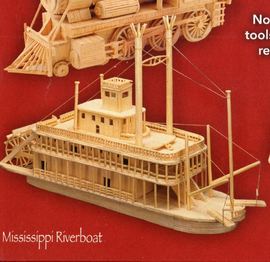 Mississippi Riverboat Matchstick Kit