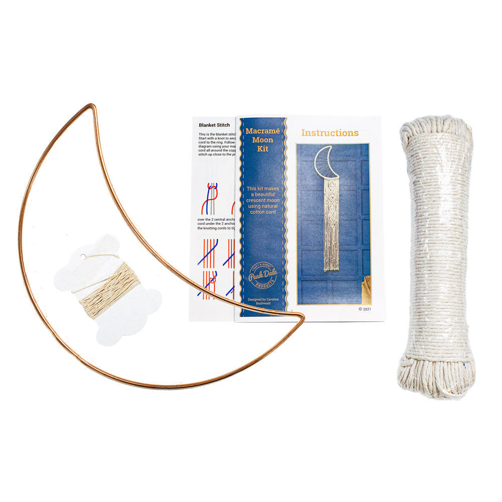 Macramé Kit - Crescent Moon