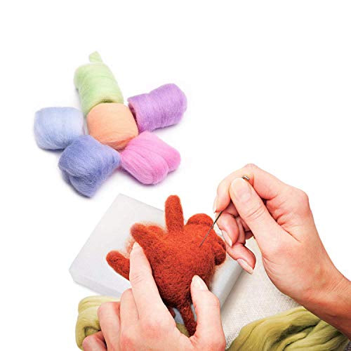 Needle Felting Kit - 10 Assorted Colours