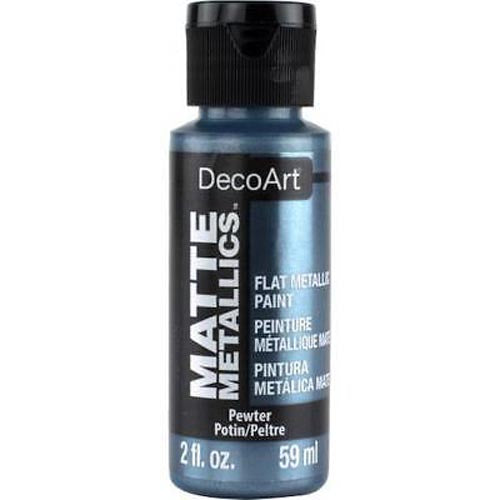DecoArt Americana Acrylic Matte Metallics Paint 2oz (59ml) - Various Colours