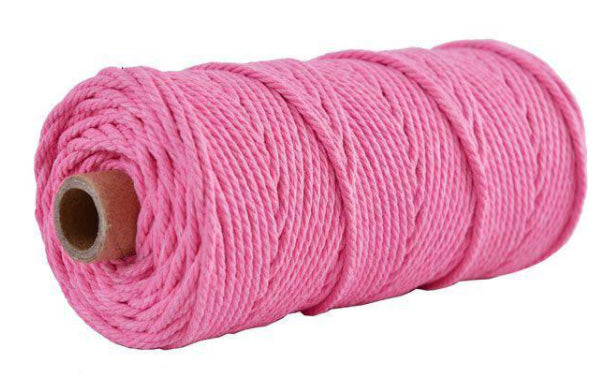 Macramé - Cotton Yarn / Cord - 3mm Thick - 5 Metre Lengths