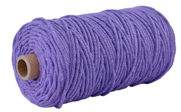Macramé - Cotton Yarn / Cord - 3mm Thick - 5 Metre Lengths