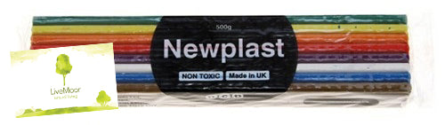 10kg of Newplast Plasticine Alternative - Assorted Colours (20 x Bars)