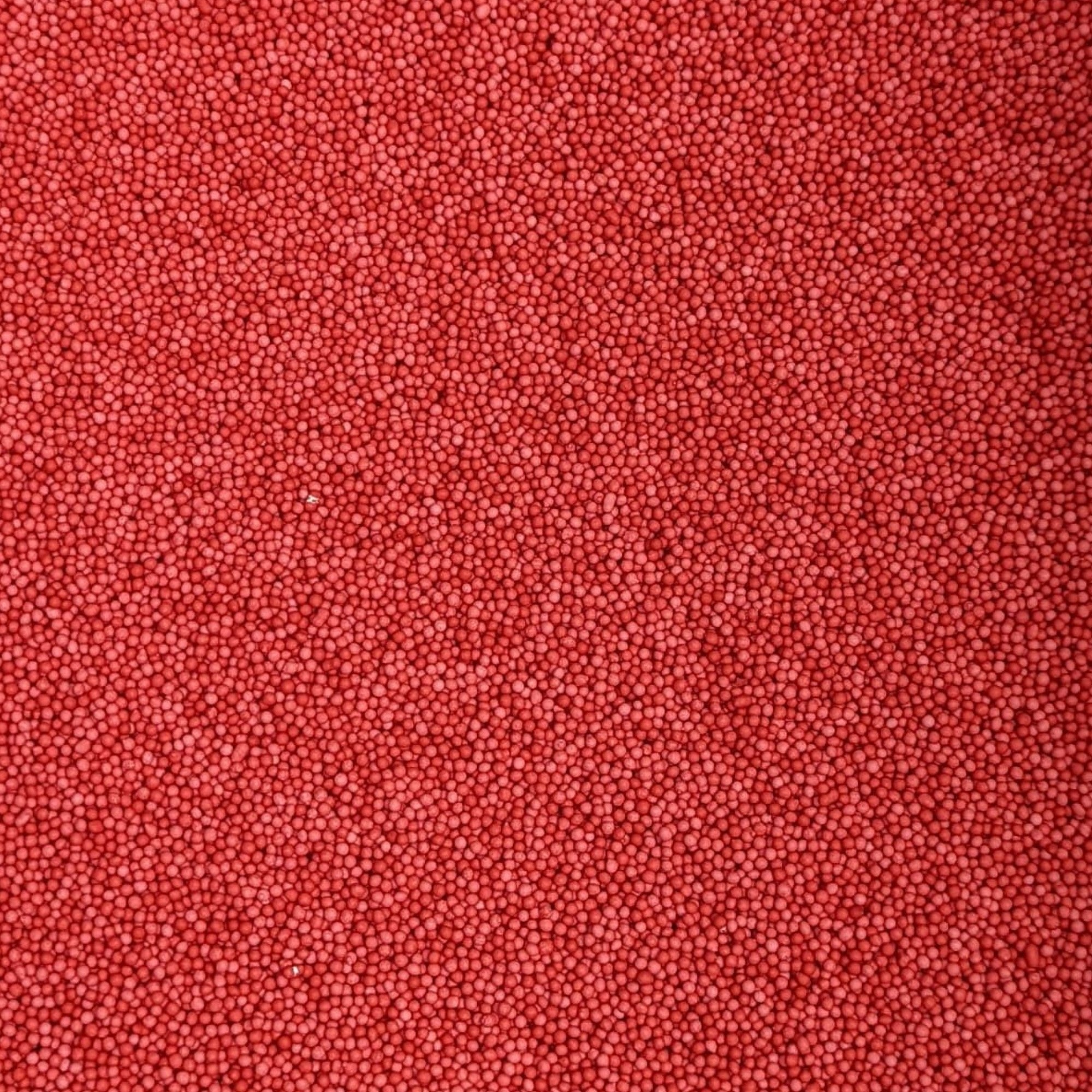 Red Matt 100s & 1000s Cupcake / Cake Decoration Sprinkles Toppers