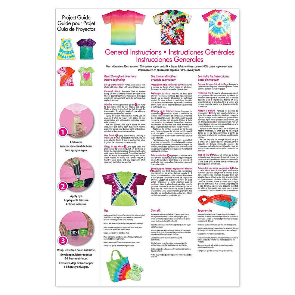 Tulip Tie Dye Kit - 5 Colour Pack