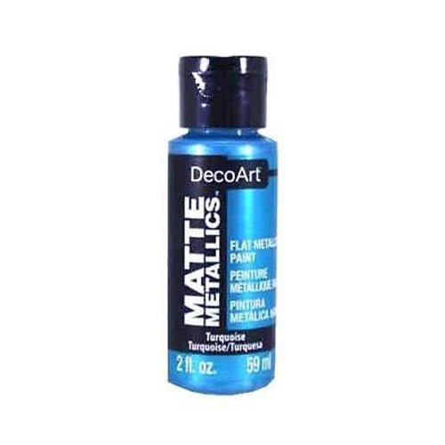 DecoArt Americana Acrylic Matte Metallics Paint 2oz (59ml) - Various Colours