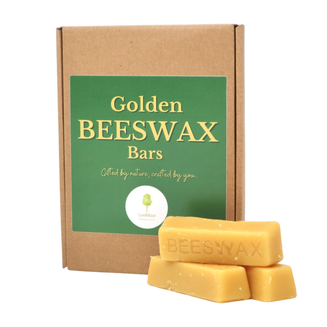 LiveMoor Heritage Range - Golden Beeswax Bars
